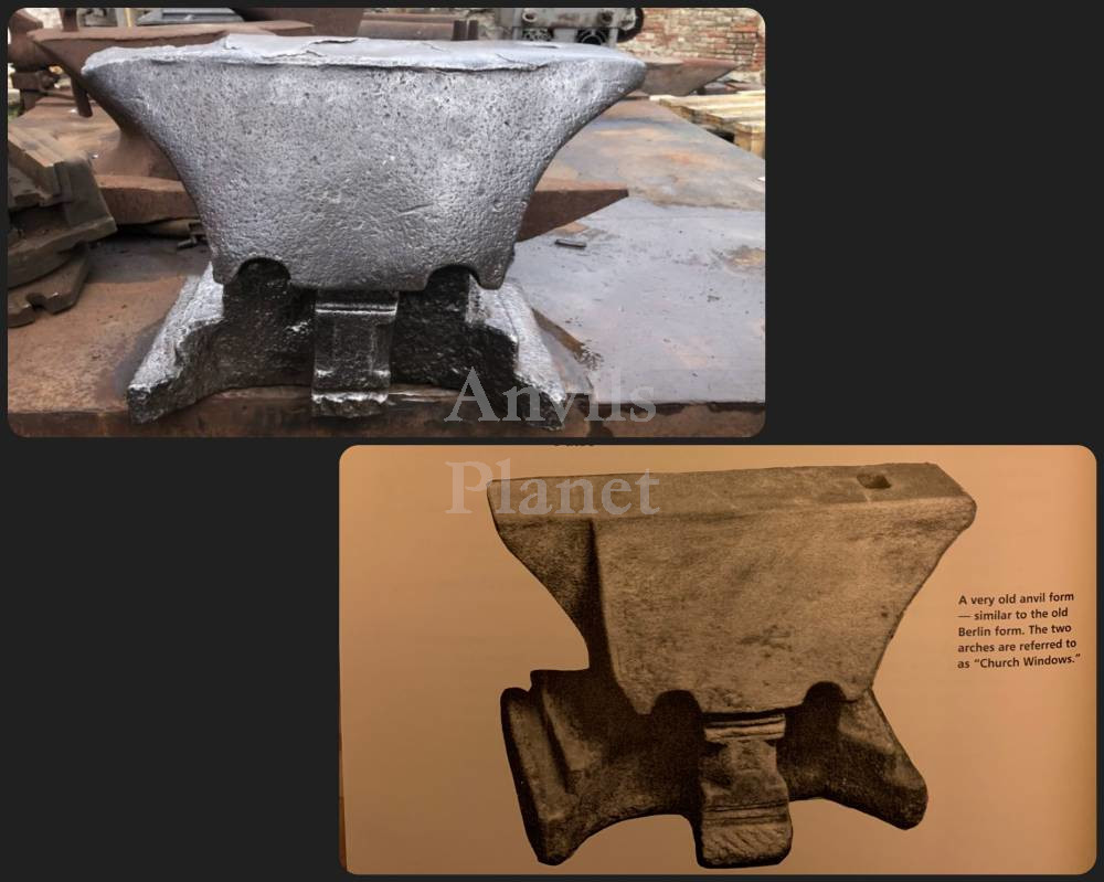 WONDERFUL HORNLESS HAND FORGED ANVIL SIMILAR PIECE PUBLISHED ON ’ANVILS IN AMERICA’ BOOK - BELLISSIMA INCUDINE FORGIATA PUBBLICATA SIMILE SU ’ANVILS IN AMERICA’